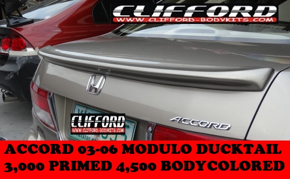 DUCKTAIL SPOILERS ACCORD 2003-2005 